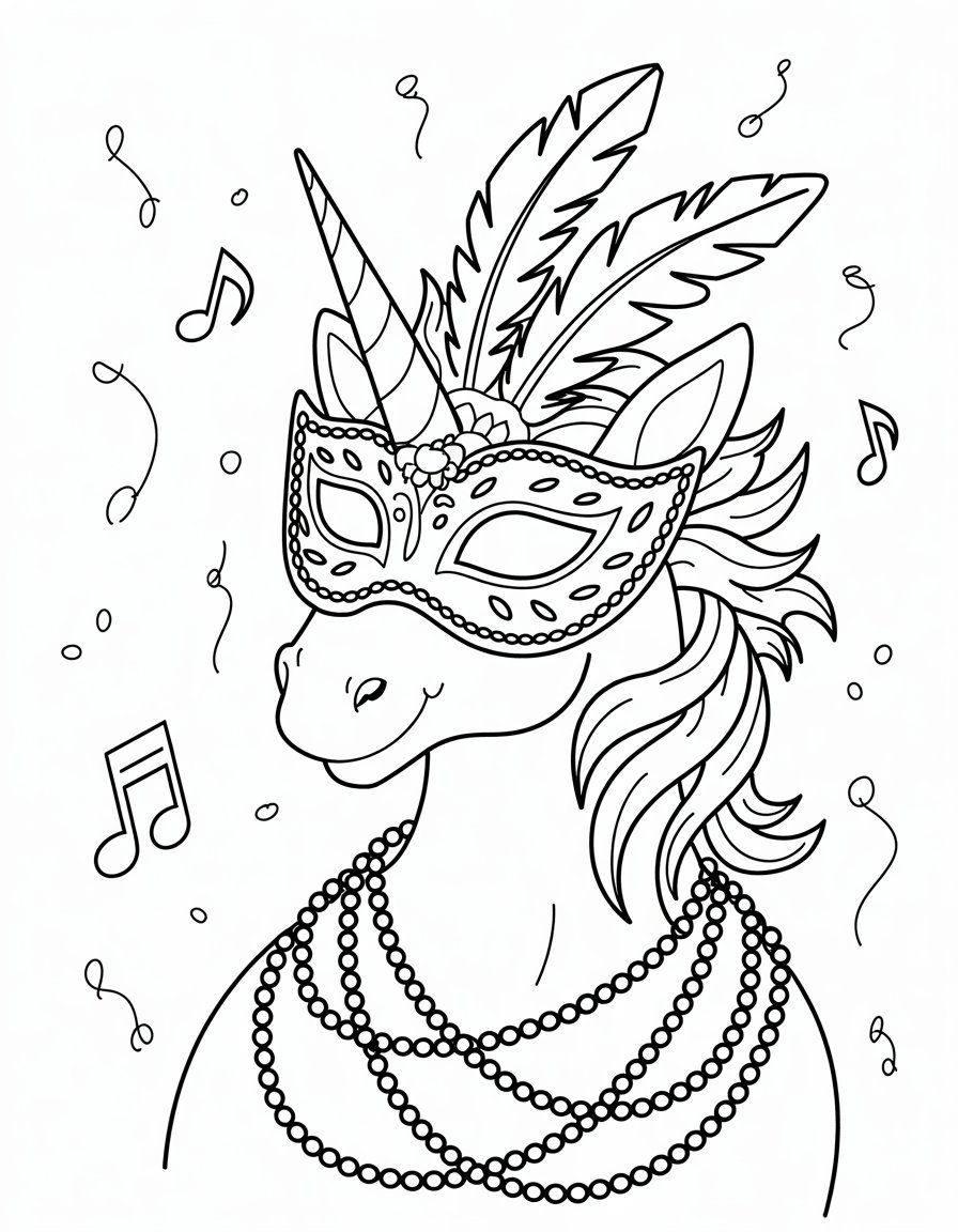 Mardi Gras Unicorn